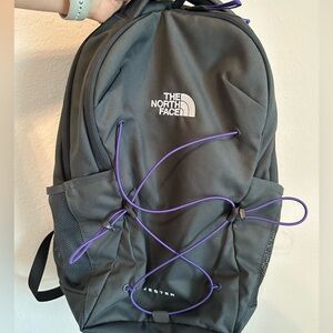 The North Face Jester Backpack - Dark Gray and Purple